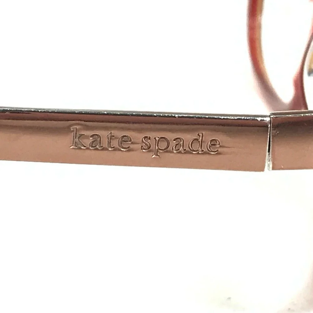 Kate Spade Eyeglasses Frames MARSHA 0JUP Orange Brown Tortoise Round 51-16-135